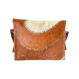 Vintage Turkish Kilim - Leather Crossbody Casual Bag