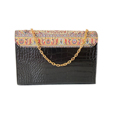 Motifs Chain Crossbody Bag