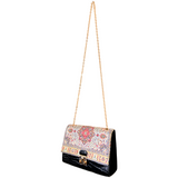 Motifs Chain Crossbody Bag