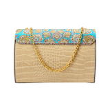 Motifs Chain Crossbody Bag