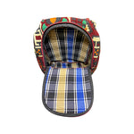 Kilim Backpack | Turkish Ethnic Pattern Rug Kilim Backpack | Burgundy colored Backpack