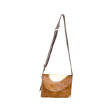 Vintage Turkish Kilim - Leather Crossbody Casual Bag