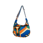 Turkish Kilim Boho Hipster Messenger Bag | Shoulder Bag | Crossbody bag | Blue Kilim Crossbody Bag