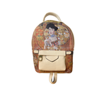 Mini Backpack - Motif Designed Backpack - Kilim Patterns Carry on  - Cream - Beige 