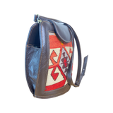 Kilim Crossbody Bag - Vintage Kilim & Genuine Leather Bag - Small Crossbody Bag