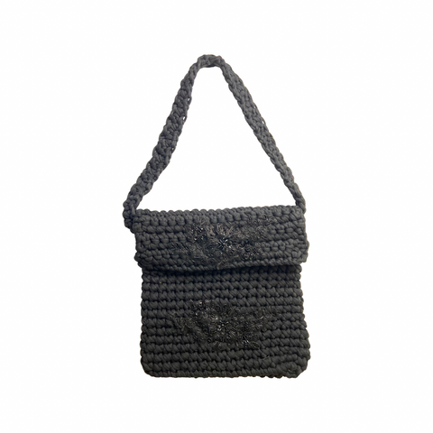 Wool Woven Bag - Small Purse - Pouch